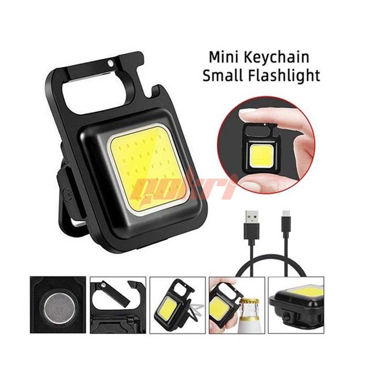 Rechargeable Mini LED Keychain Light