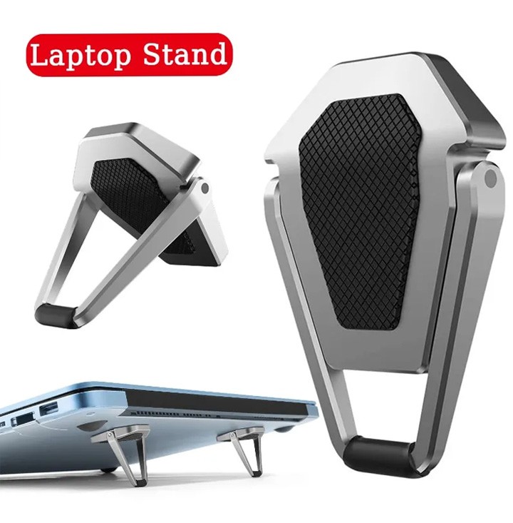 Portable mini metal laptop stand (2 pcs)