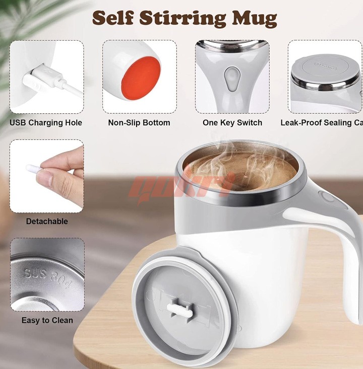 Stirring cup (recharagble)