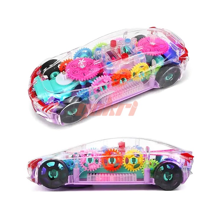 Transparent Gear Concept Racing Car