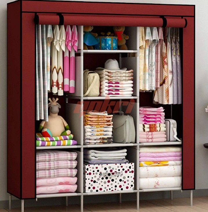 3 layer cloth wardrobe