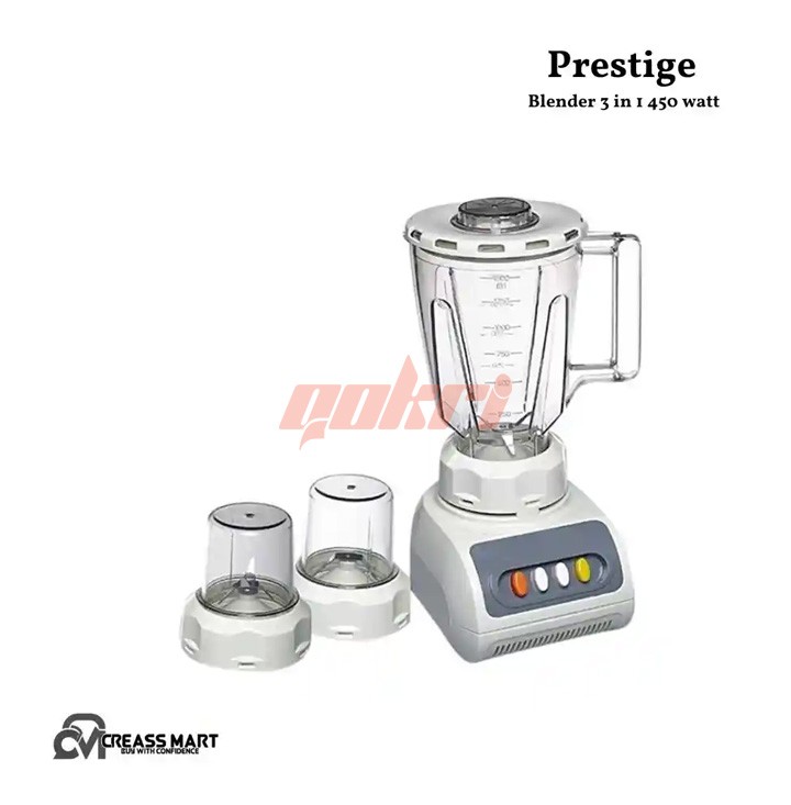 Prestige Blender 3 in 1 (450 watt Motor
