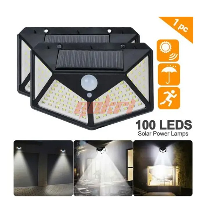 100 LED Smart Solar Light with Motion Sensor Wireless