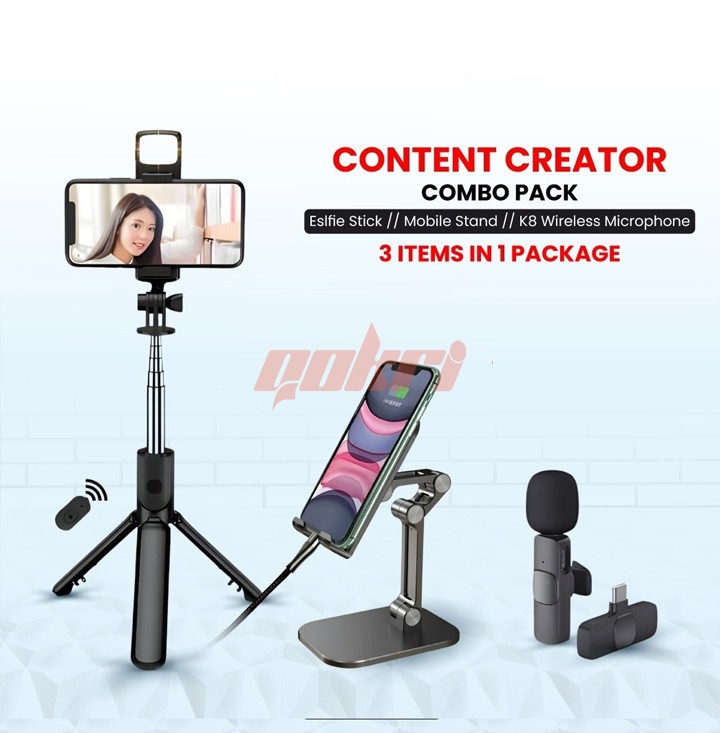 Content Creator Combo Pakage 3 pcs